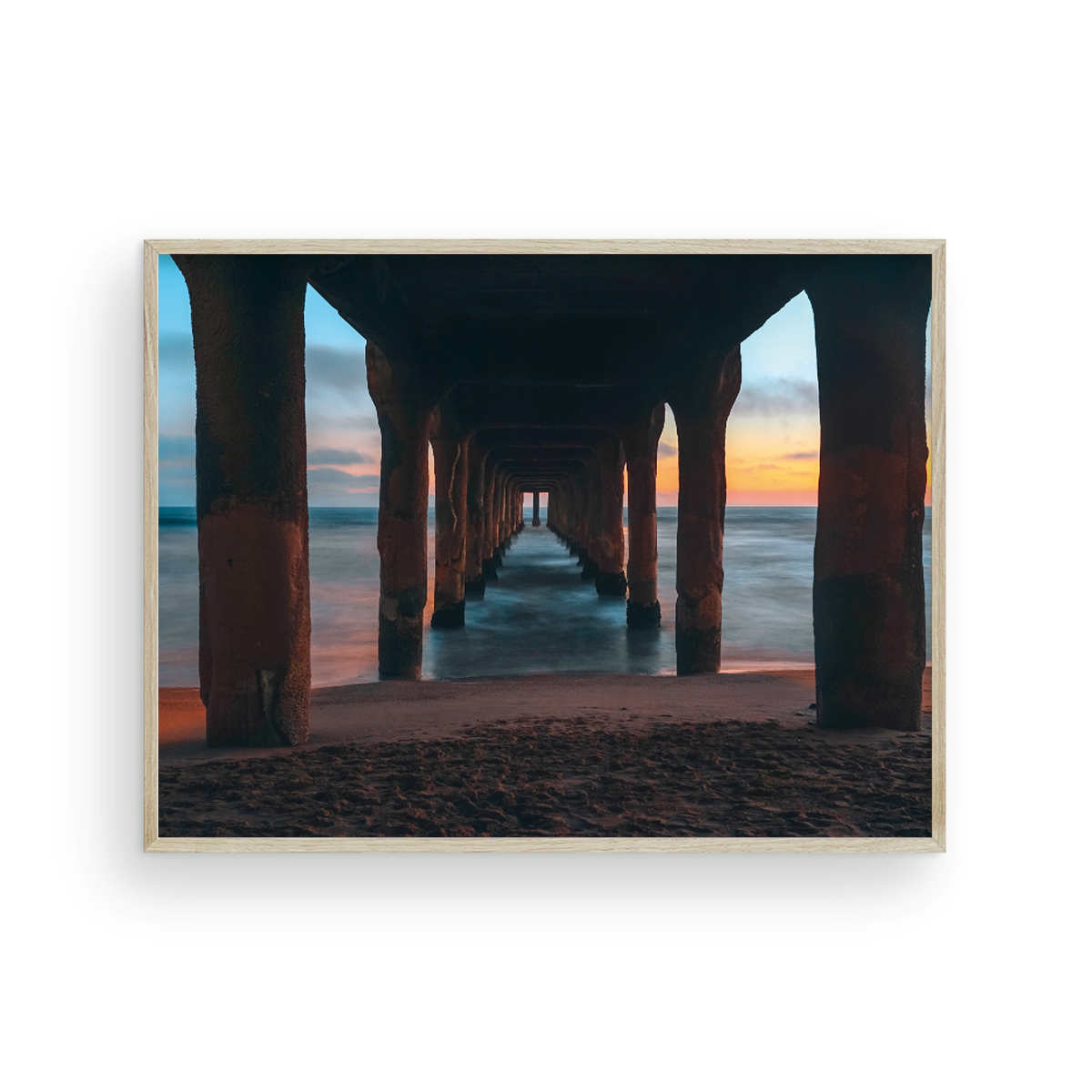 Under the Manhattan Beach Pier